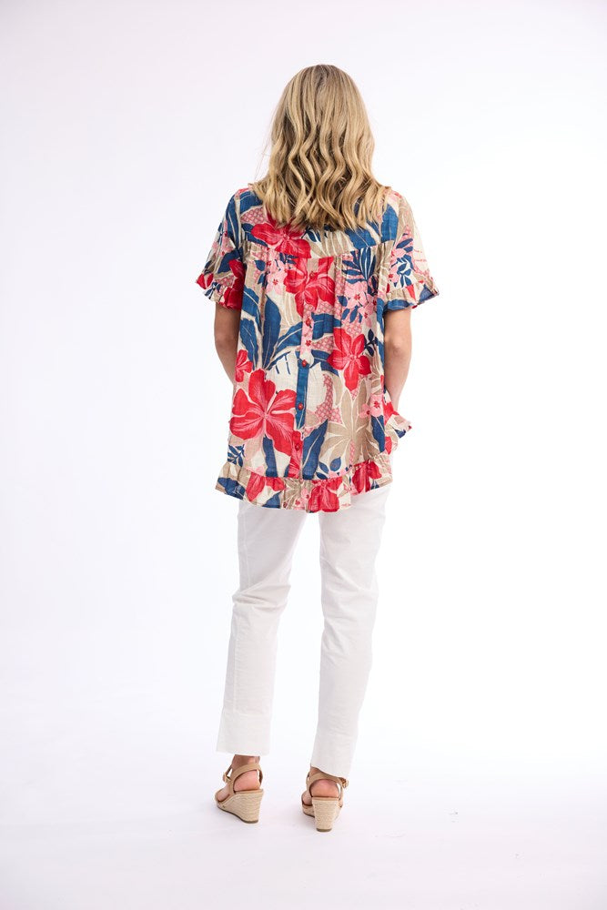 Load image into Gallery viewer, Orientique Womens Cavailon Top Frill
