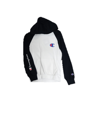 Load image into Gallery viewer, Champion Kids Black and White Hoodie
