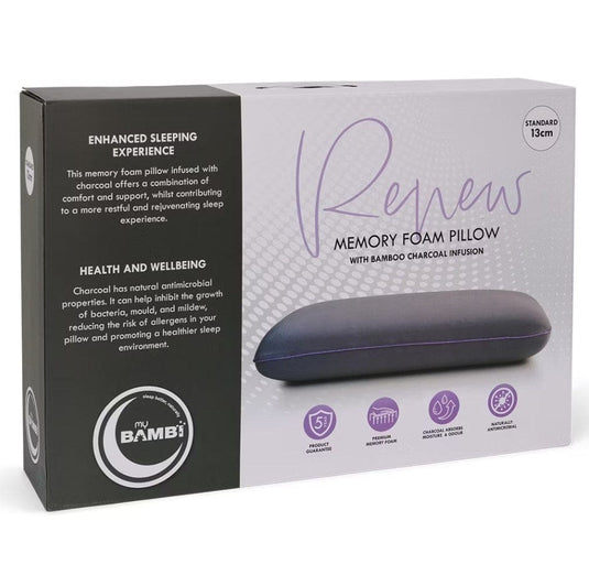 Bambi Renew Charcoal Memory Foam Pillow