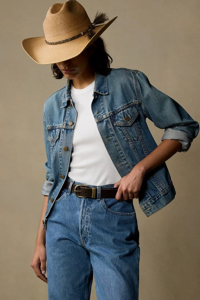Load image into Gallery viewer, Akubra No Bull Chocolate Brass Belt
