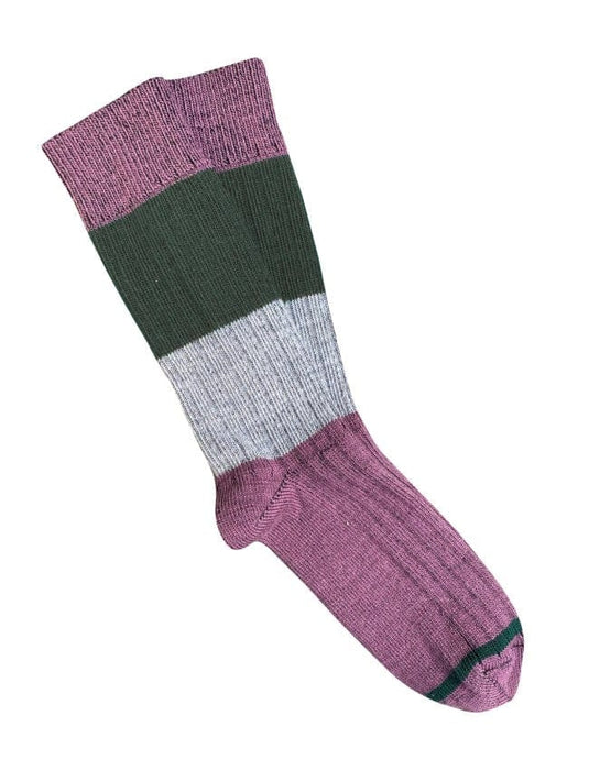 Tightology Womens Chunky Rib Merino Wool Socks – Mauve