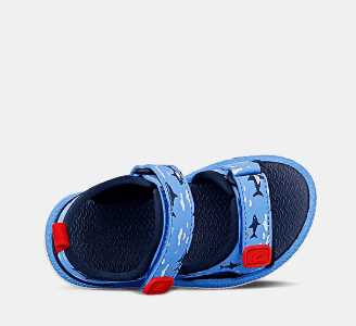 Load image into Gallery viewer, Clarks Kids Blue Sharks Shoe
