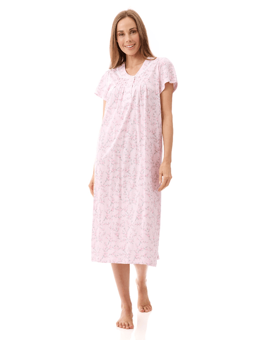 Givoni Womens Short Sleeve Mid Length Nightie