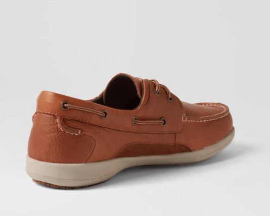 Load image into Gallery viewer, Colorado Mens Askit Tumble Leather Shoe - Cognac
