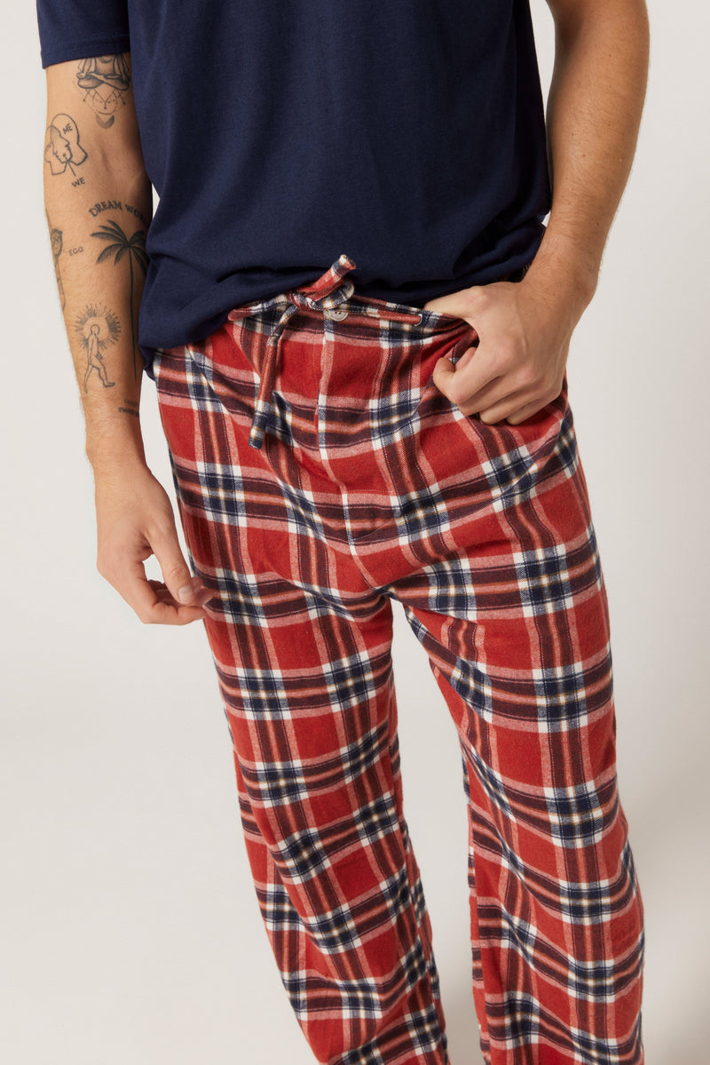 Load image into Gallery viewer, Contare Mens Tee &amp; Flannel Pant Set
