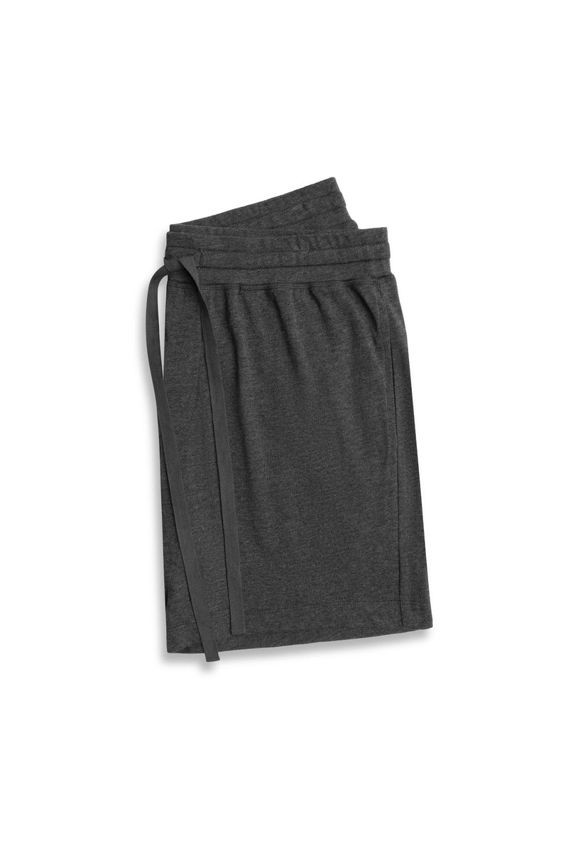 Load image into Gallery viewer, Contare Mens Charcoal CloudSoft Jersey Lounge Short
