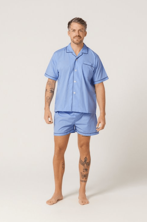 Load image into Gallery viewer, Contare Mens Country Short Leg Classic Pyjama Set
