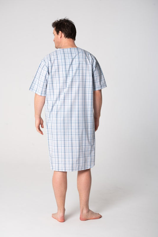 Contare Country Mens Cotton Short Sleeve Nightshirt