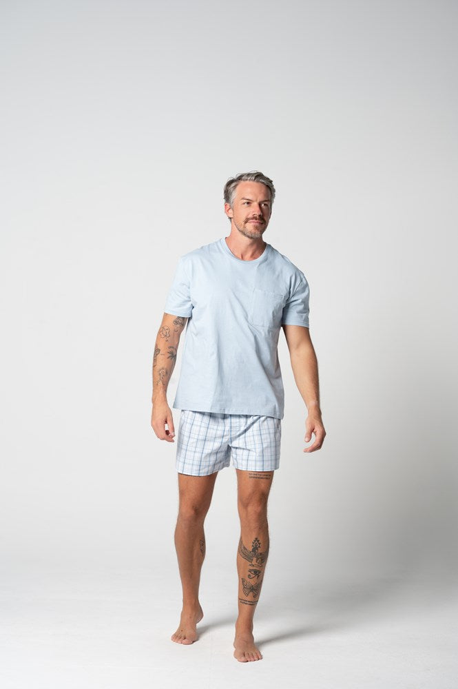 Load image into Gallery viewer, Contare Country Mens Cotton Tee &amp; Boxer Set
