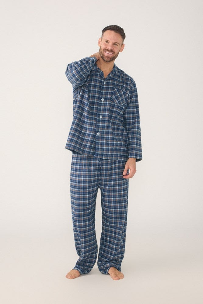 Load image into Gallery viewer, Contare Mens Winterweight Long Sleeve Set Ancestry Tartan - Chestnut
