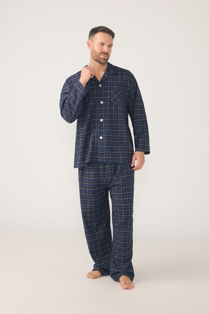 Load image into Gallery viewer, Contare Mens Winterweight Long Sleeve Set Ancestry Tartan - Woodsmoke

