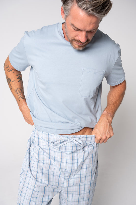 Contare Country Mens Cotton Tee & Pant Set