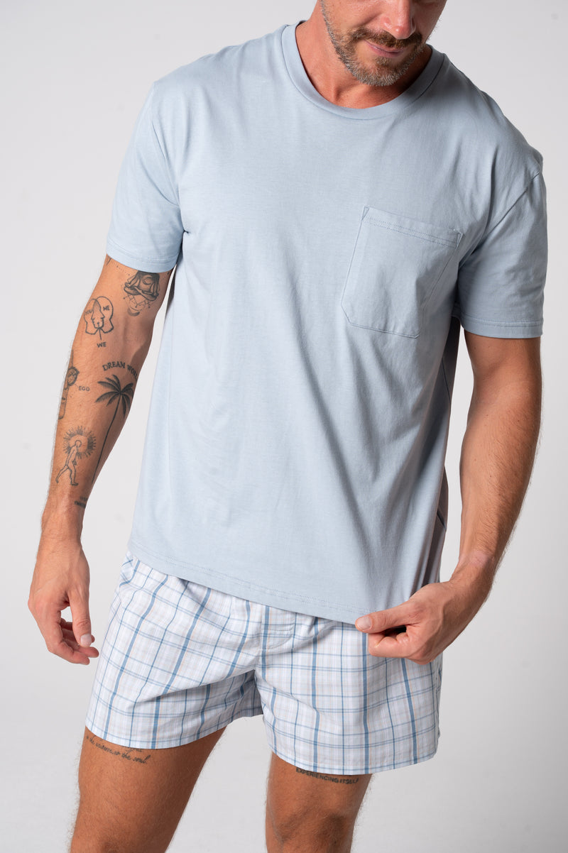 Load image into Gallery viewer, Contare Country Mens Cotton Tee &amp; Boxer Set
