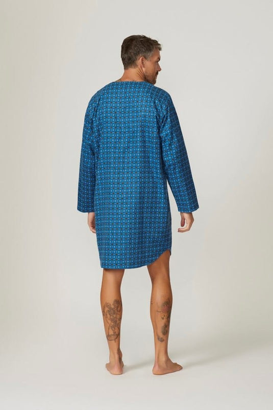 Contare Mens Dawn Flannelette Nightshirt
