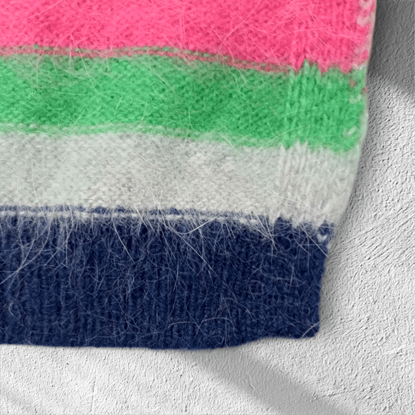 Load image into Gallery viewer, See Saw Womens Angora Blend Stripe Scarf
