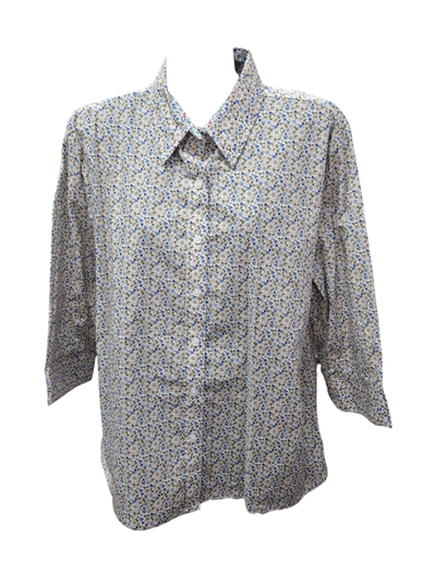 Country Classic Womens 3/4 Print Blouse