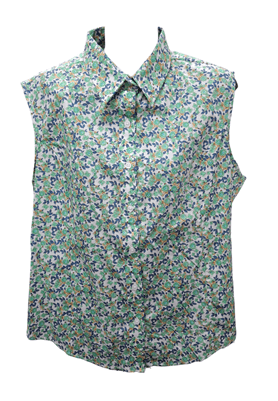 Country Classic Collection Womens Sleeveless Print Shirt