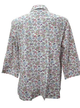 Country Classic Collection Womens 3/4 Short Sleeve Print Blouse