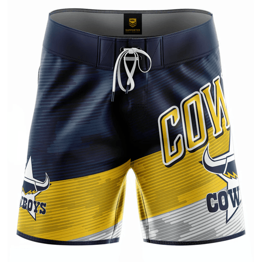 NRL Mens Cowboys Barrel Board Short