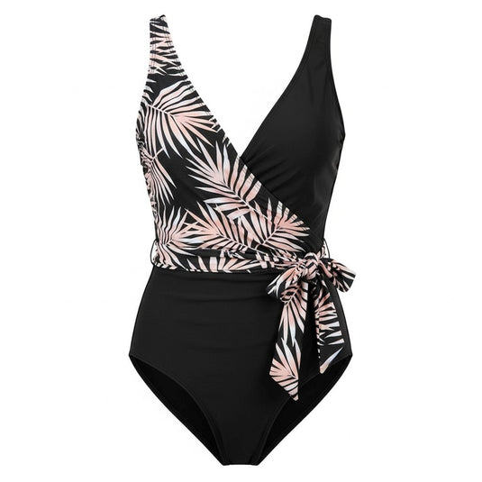 Genevieve Swimwear Womens Side Wrap One Piece