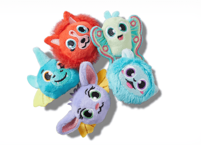 Crocs Jibbitz Fuzzy Fantasy Animals 5 Pack