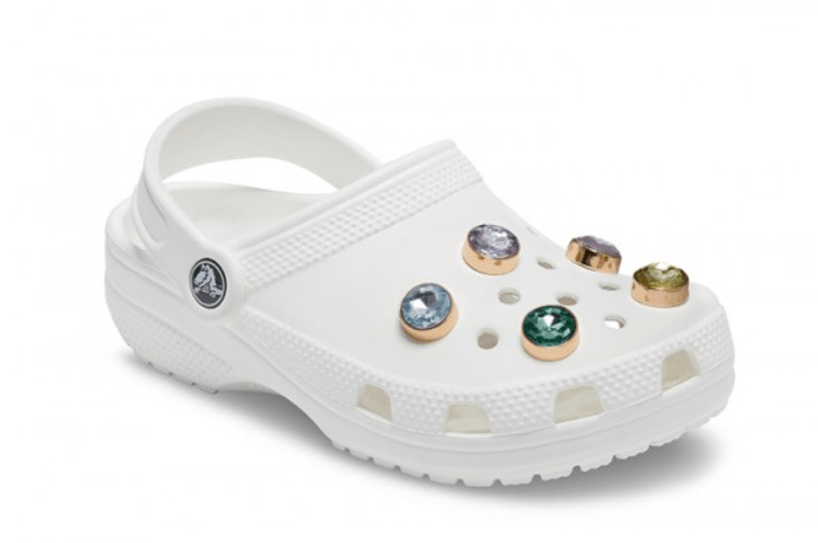 Load image into Gallery viewer, Crocs Jibbitz Gold and Gem 5 Pack
