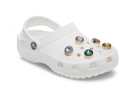 Crocs Jibbitz Gold and Gem 5 Pack