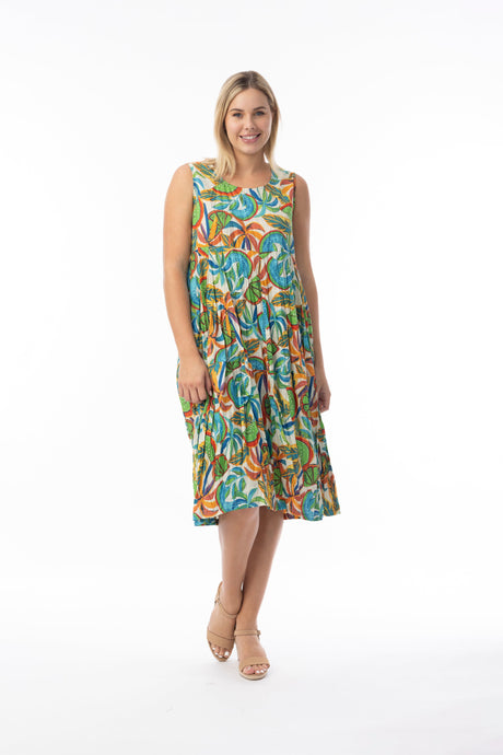 Orientique Womens Curacao Dress Bubble Sleeveless