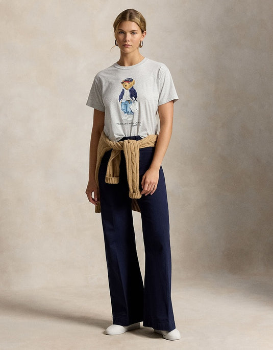 Polo Ralph Lauren Womens Polo Bear Cotton Jersey Tee