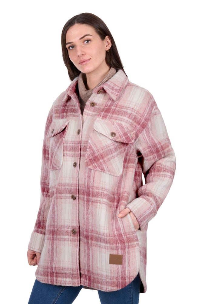 Load image into Gallery viewer, Dux-Bak Womens Elk Overshirt - Pink
