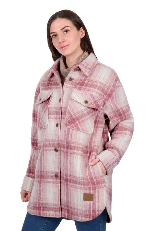 Dux-Bak Womens Elk Overshirt - Pink
