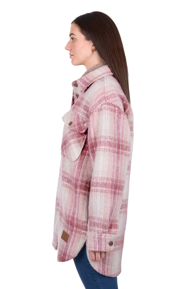 Load image into Gallery viewer, Dux-Bak Womens Elk Overshirt - Pink
