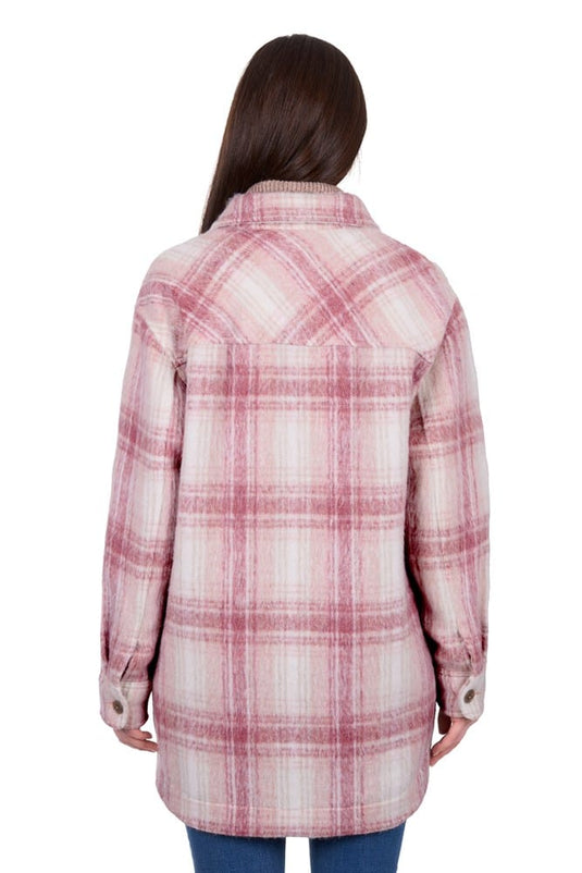 Dux-Bak Womens Elk Overshirt - Pink
