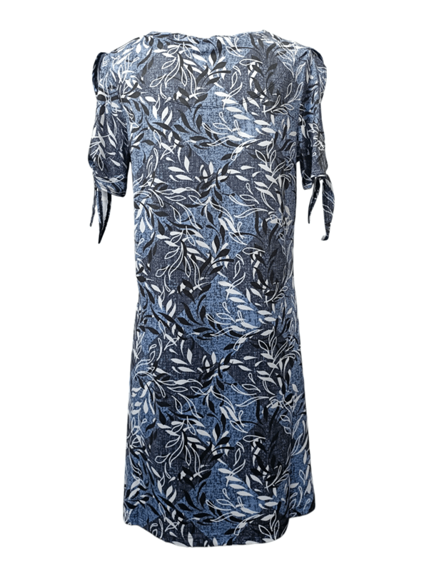 Load image into Gallery viewer, Tango Mango Womens Open Arm Floral V-Neck Dress
