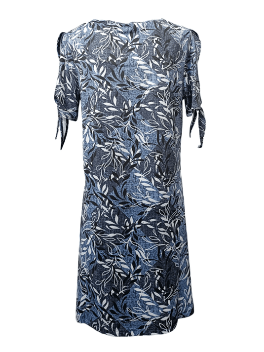Tango Mango Womens Open Arm Floral V-Neck Dress