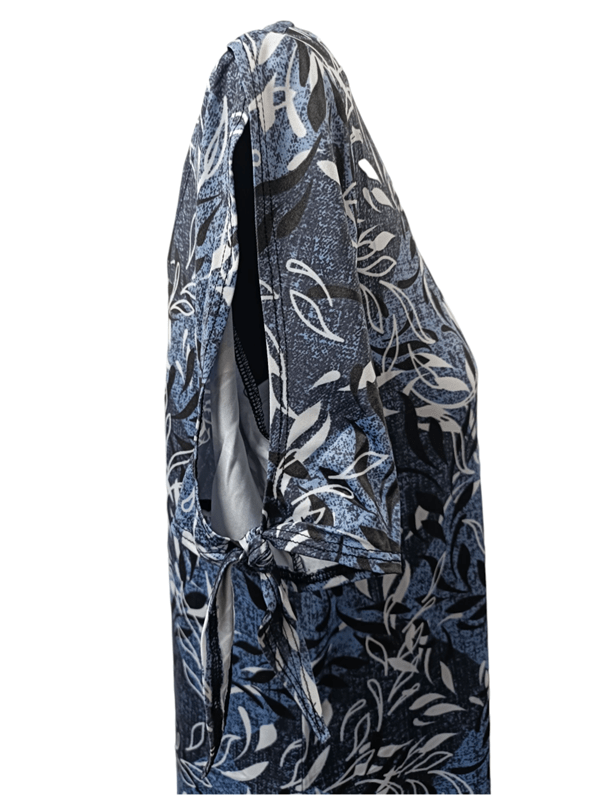 Load image into Gallery viewer, Tango Mango Womens Open Arm Floral V-Neck Dress

