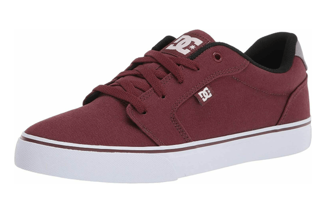 Load image into Gallery viewer, DC Shoes Mens Anvil Shoe - Dark Maroon/Light Grey
