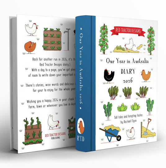 Red Tractor 2026 Diary - A5 Page To A Day