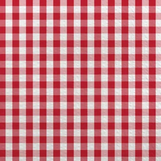 Devonstone Gingham Seersucker 140cm Red - 1 Metre