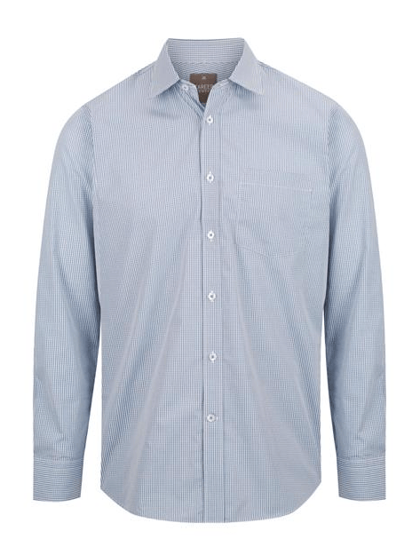 Gloweave Mens Gingham Long Sleeve Shirt