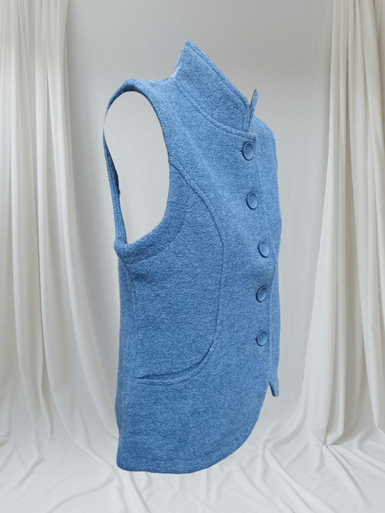 Load image into Gallery viewer, See Saw Womens 100% Boiled Wool High Collar Vest
