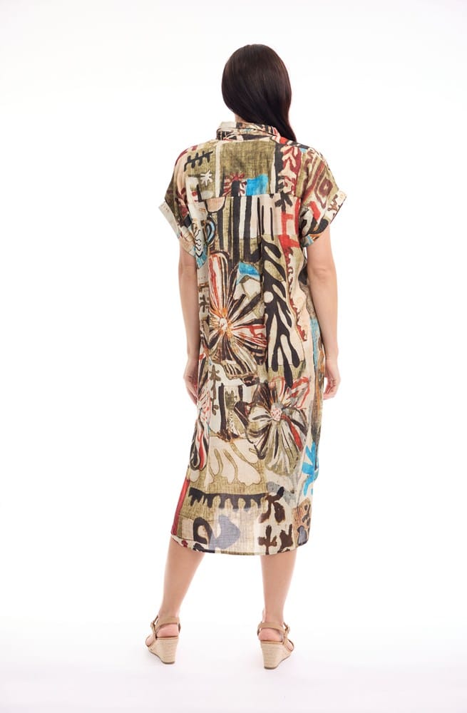 Load image into Gallery viewer, Orientique Womens Digital Dress Shirt Collar
