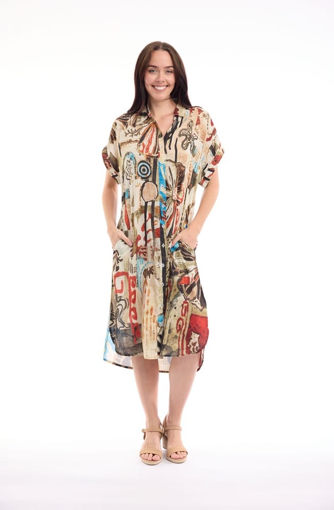 Load image into Gallery viewer, Orientique Womens Digital Dress Shirt Collar
