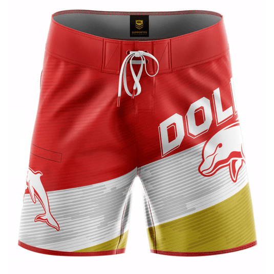 NRL Mens Dolphins Barrel Board Short