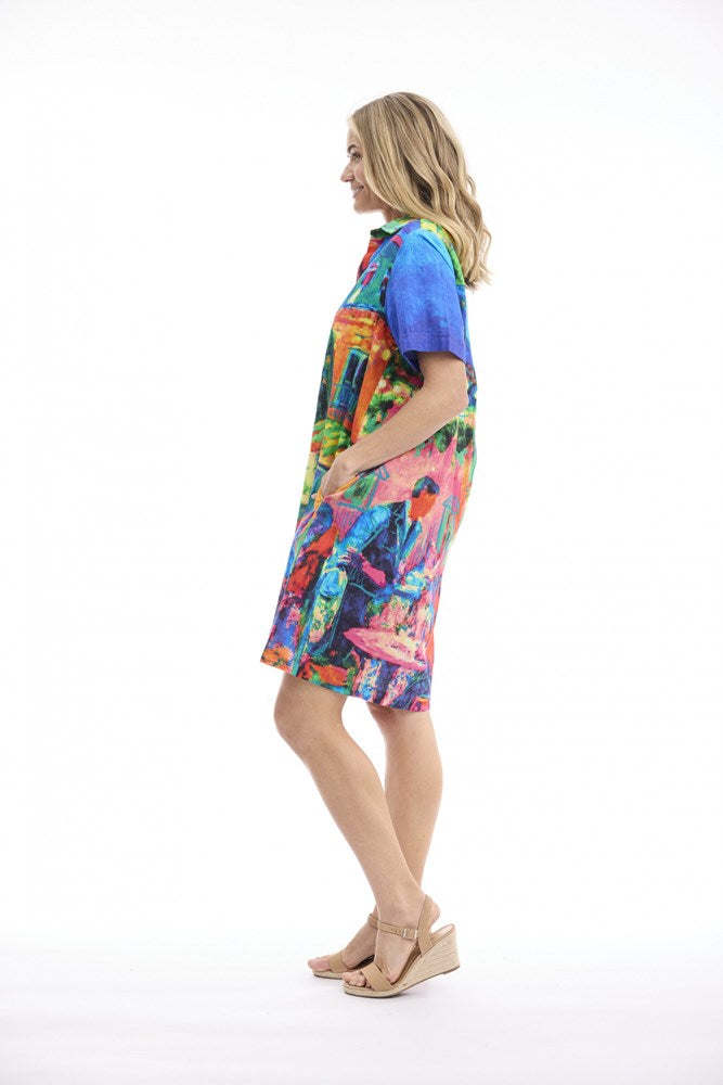 Load image into Gallery viewer, Orientique Womens Dress Collar Boxy
