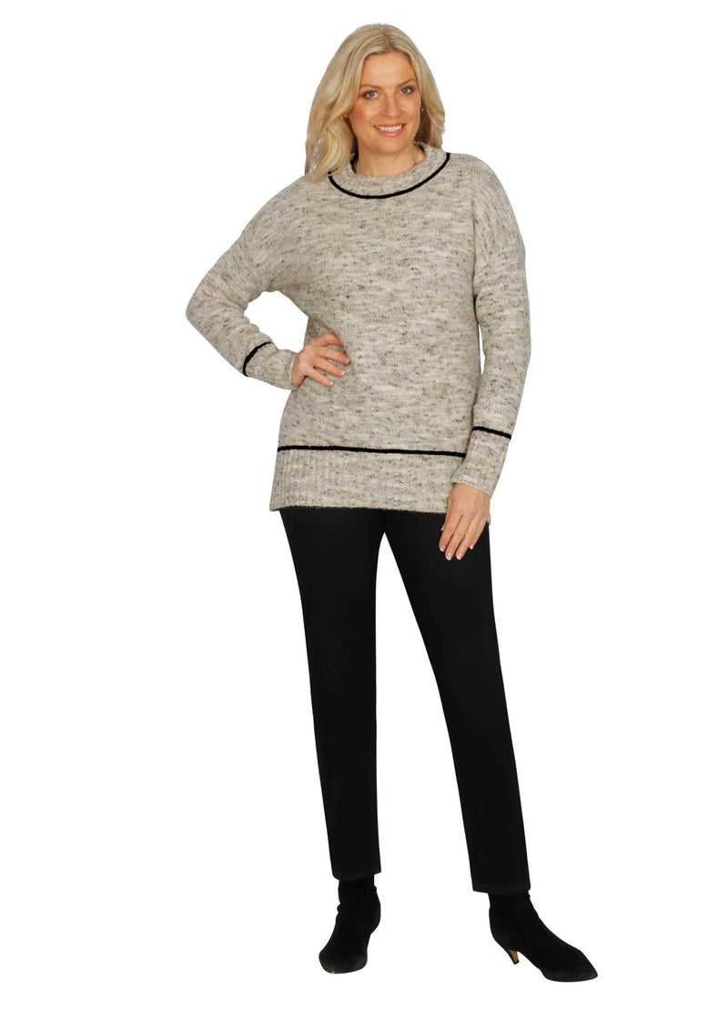 Load image into Gallery viewer, Emily Womens Contrast Knit Jumper
