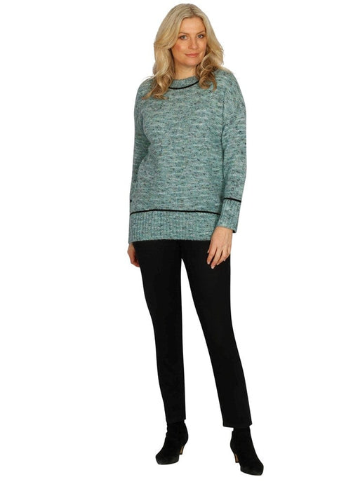 Emily Womens Contrast Knit Jumper