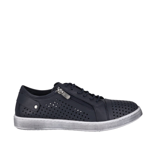 Cabello Comfort Womens EG17 Casual Shoe - Navy
