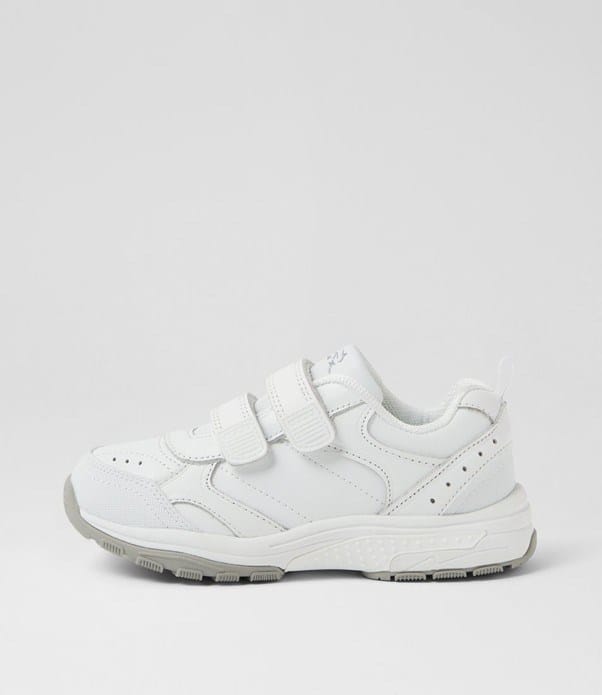 Load image into Gallery viewer, LYNX Elite Junior E Velcro Leather Sneakers
