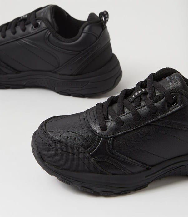 Load image into Gallery viewer, LYNX Elite Junior E Lace Up Leather Sneakers
